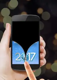New Year 2017 Zipper Lock Screen Shot 3