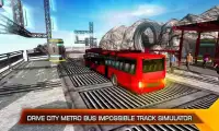 Drive City Metro Bus Impossible Track Simulator Screen Shot 5
