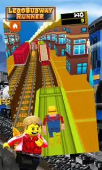 Lego Subway Runner Surfers Screen Shot 4