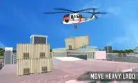 Спасание Вертолет Город Герой Screen Shot 1