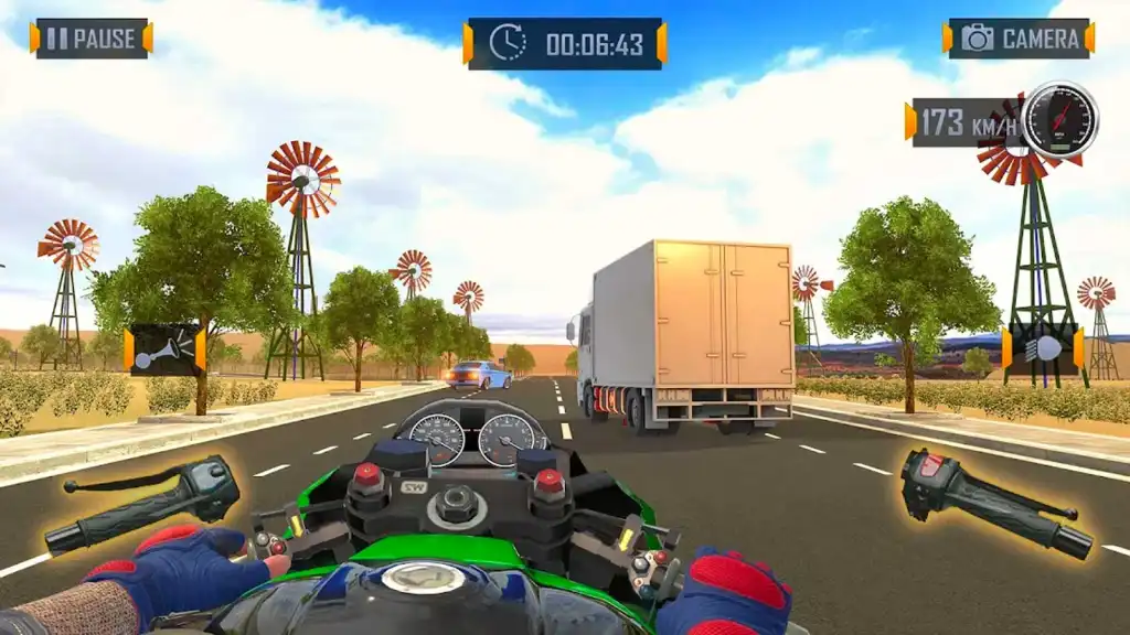 Ace Moto Rider Screen Shot 2