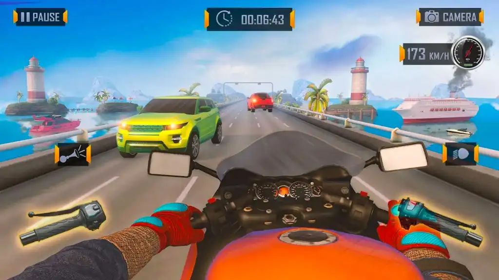 Ace Moto Rider Screen Shot 0